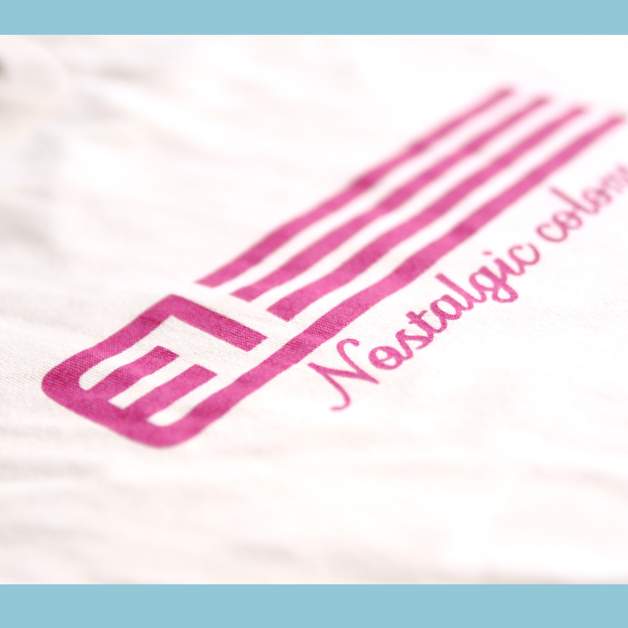 国鉄カラーTシャツ・ノスタルジック＆レトロLine1ののプリント部分の拡大画像