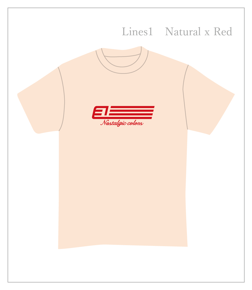 国鉄カラーTシャツ　ノスタルジック＆レトロ　Line1のイメージ画像